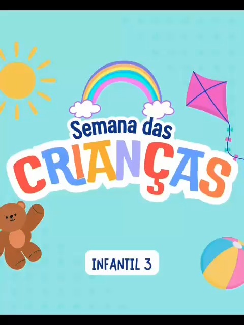 ✨✨ O principal objetivo da Semana das Crianças é unir diversão e aprendizado, promovendo o desenvolvimento integral infantil (físico, cognitivo, social e emocional) por meio de brincadeiras e atividades lúdicas. A celebração também visa estimular a criatividade, a socialização e fortalecer vínculos entre alunos, educadores e famílias.
Finalizamos a semana com muita alegria, brincadeiras, diversão e aprendizados!!!✨✨✨ 🍭🛝🍩
Infantil 3 A/B - Profª. Thaís/ Anna/ Sophia.